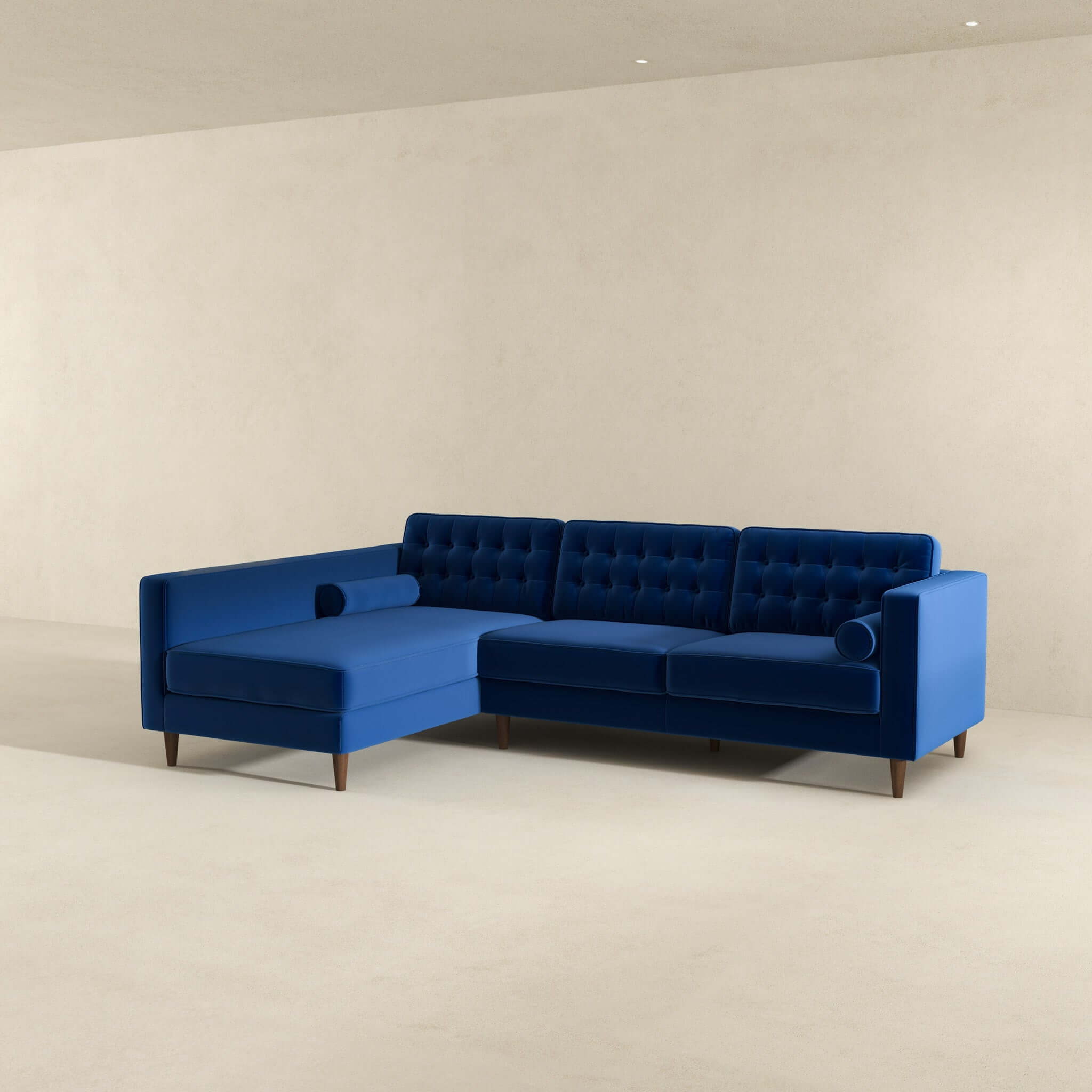 Ashcroft - Christian Velvet Sectional Sofa