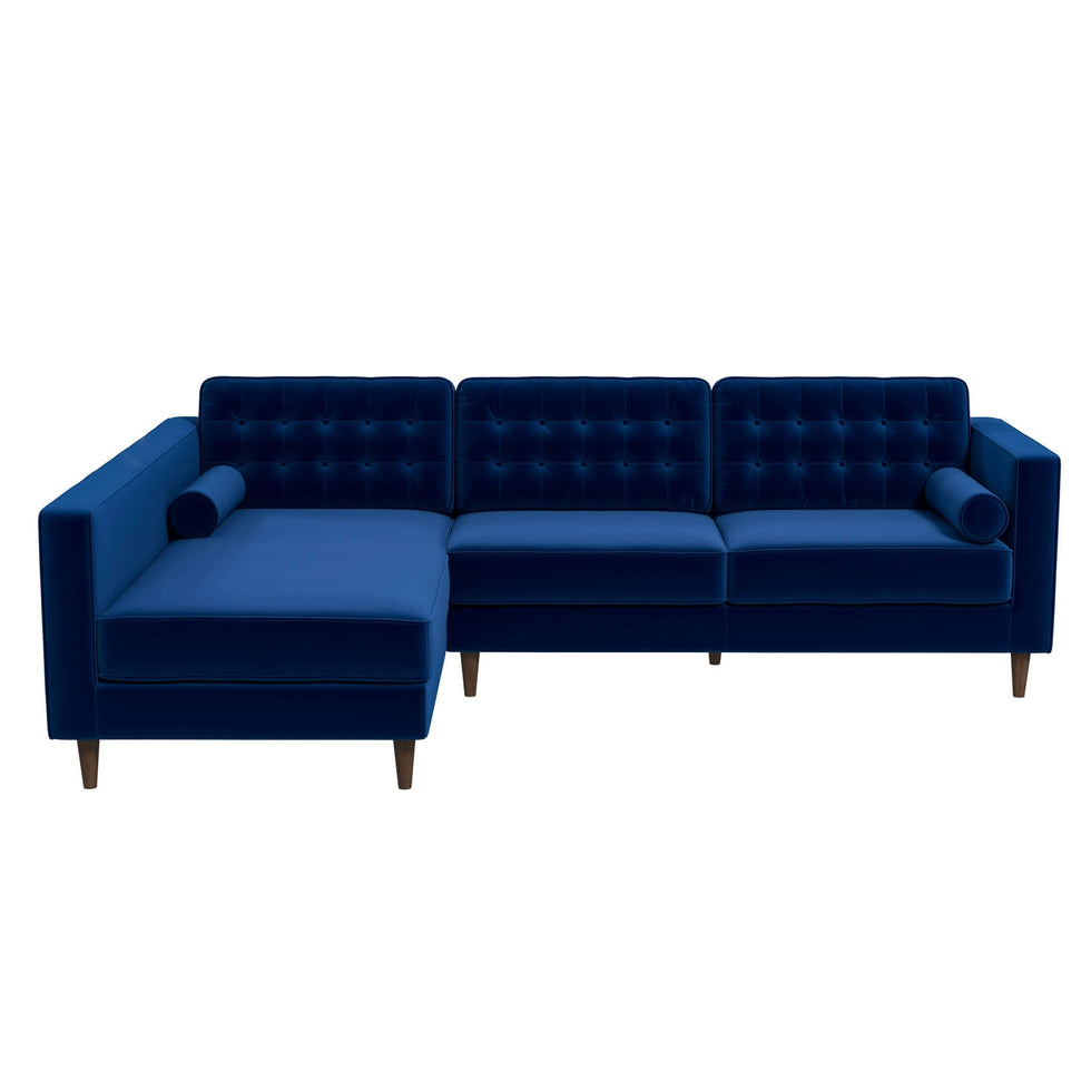 Ashcroft - Christian Velvet Sectional Sofa