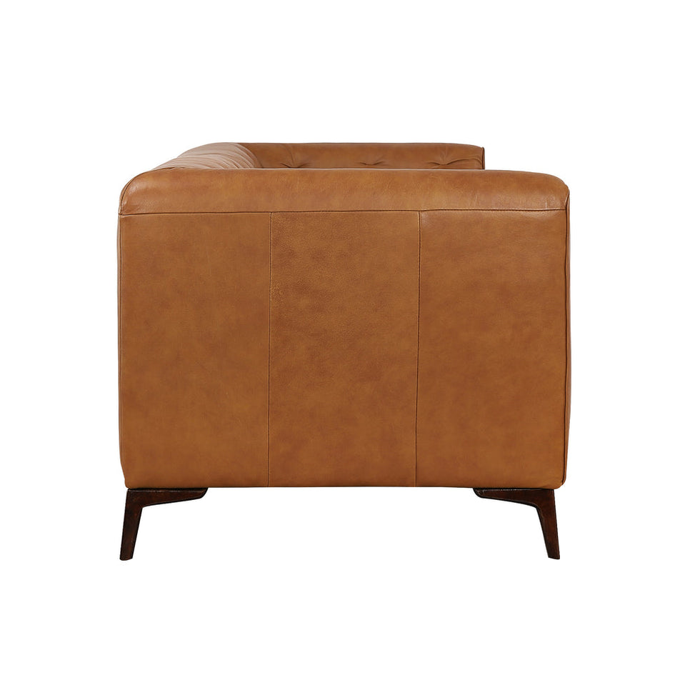 Ashcroft - Fargo Leather Sofa in Tan