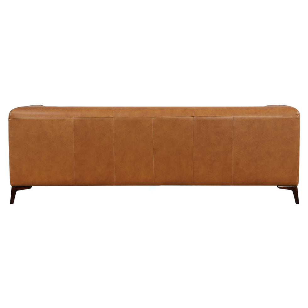 Ashcroft - Fargo Leather Sofa in Tan