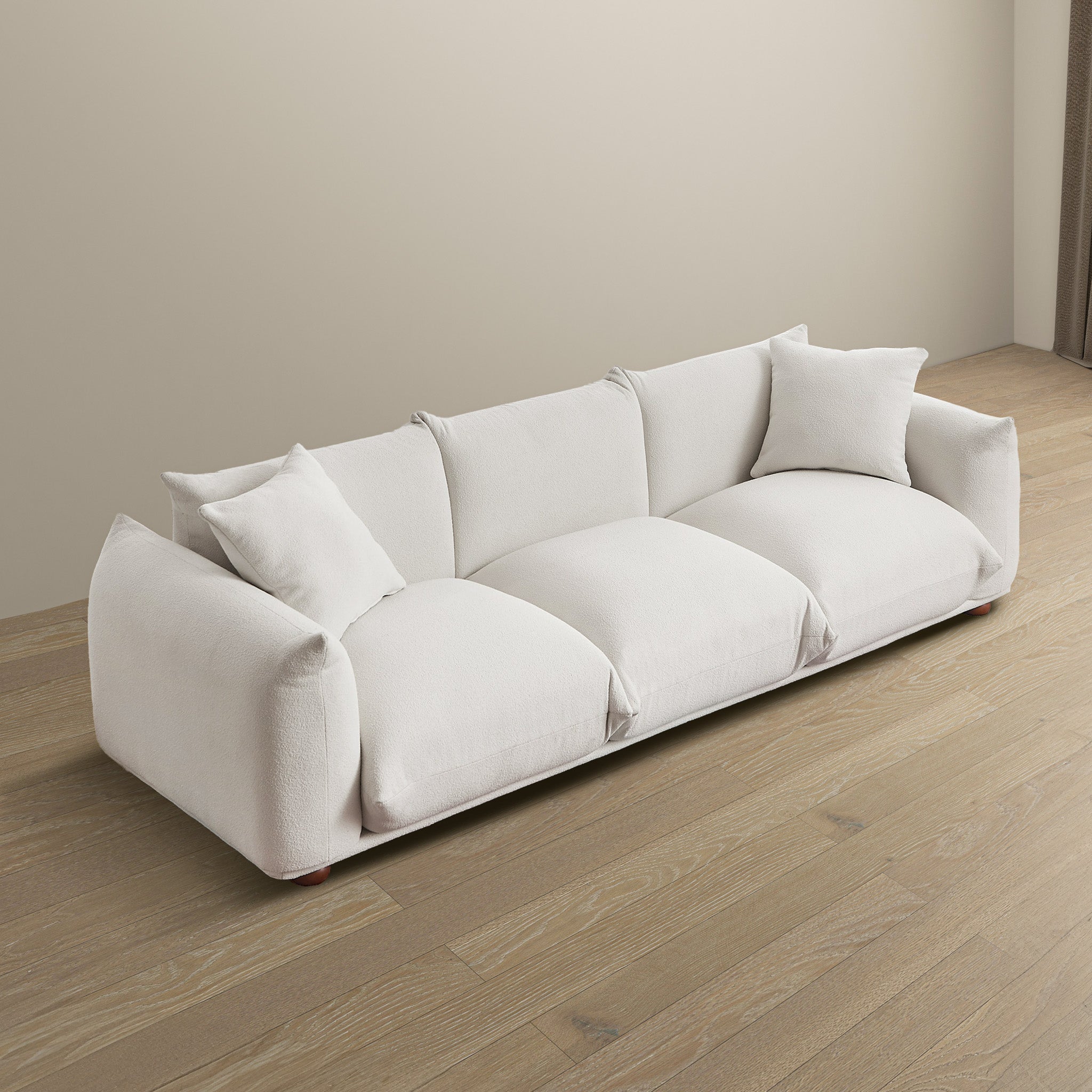 Ashcroft - Kely 100" Boucle Upholstered Sofa