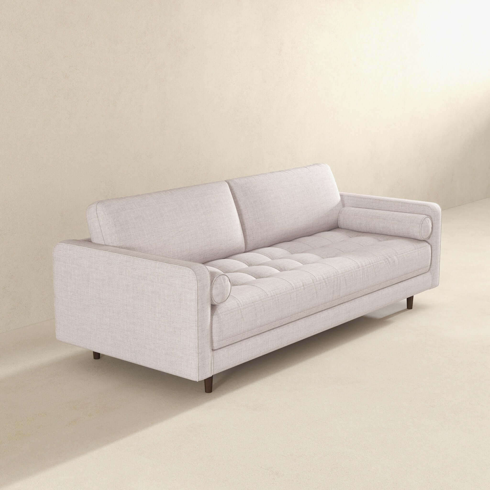 Ashcroft - Anthony Pillow Back Linen Sofa