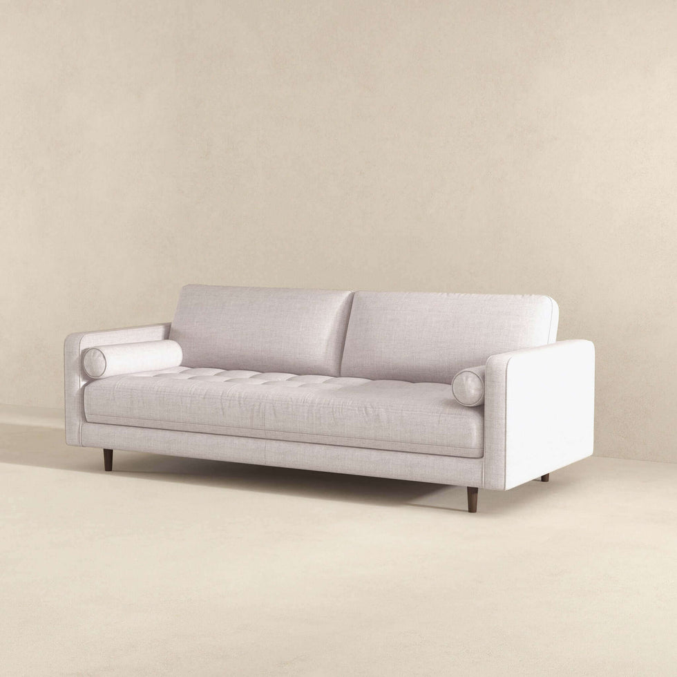 Ashcroft - Anthony Pillow Back Linen Sofa