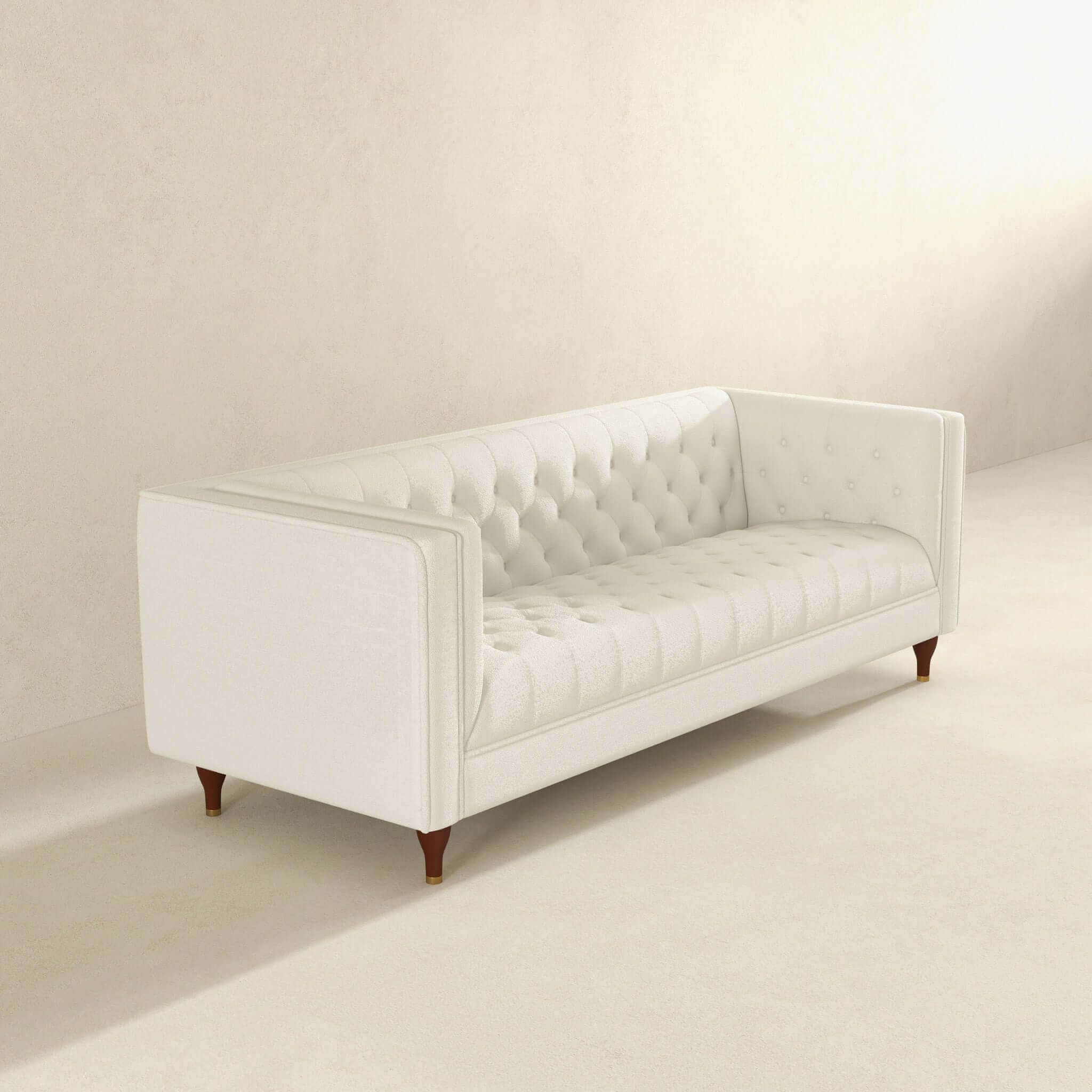 Ashcroft - Evelyn Mid-Century Modern Luxury Chesterfield Sofa