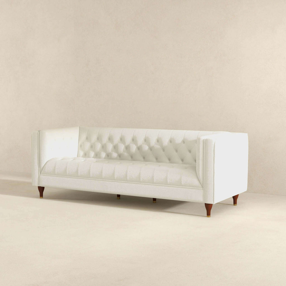 Ashcroft - Evelyn Mid-Century Modern Luxury Chesterfield Sofa