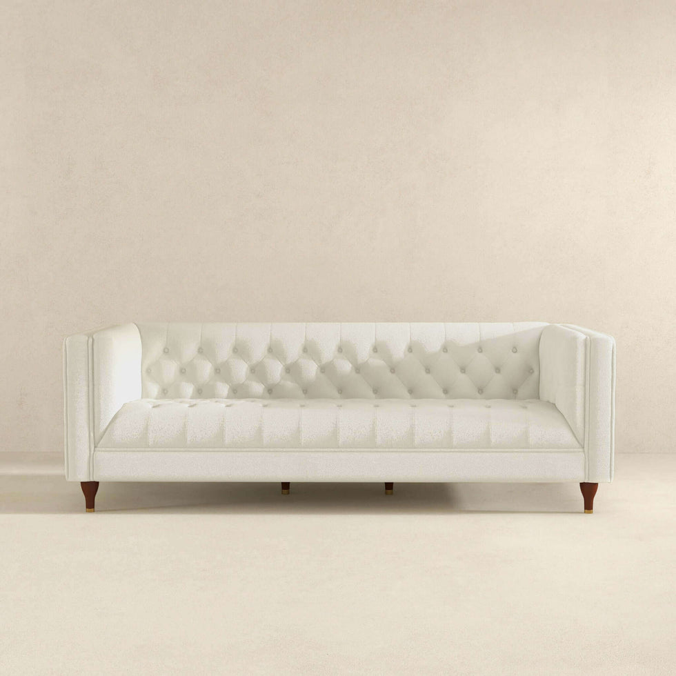 Ashcroft - Evelyn Mid-Century Modern Luxury Chesterfield Sofa