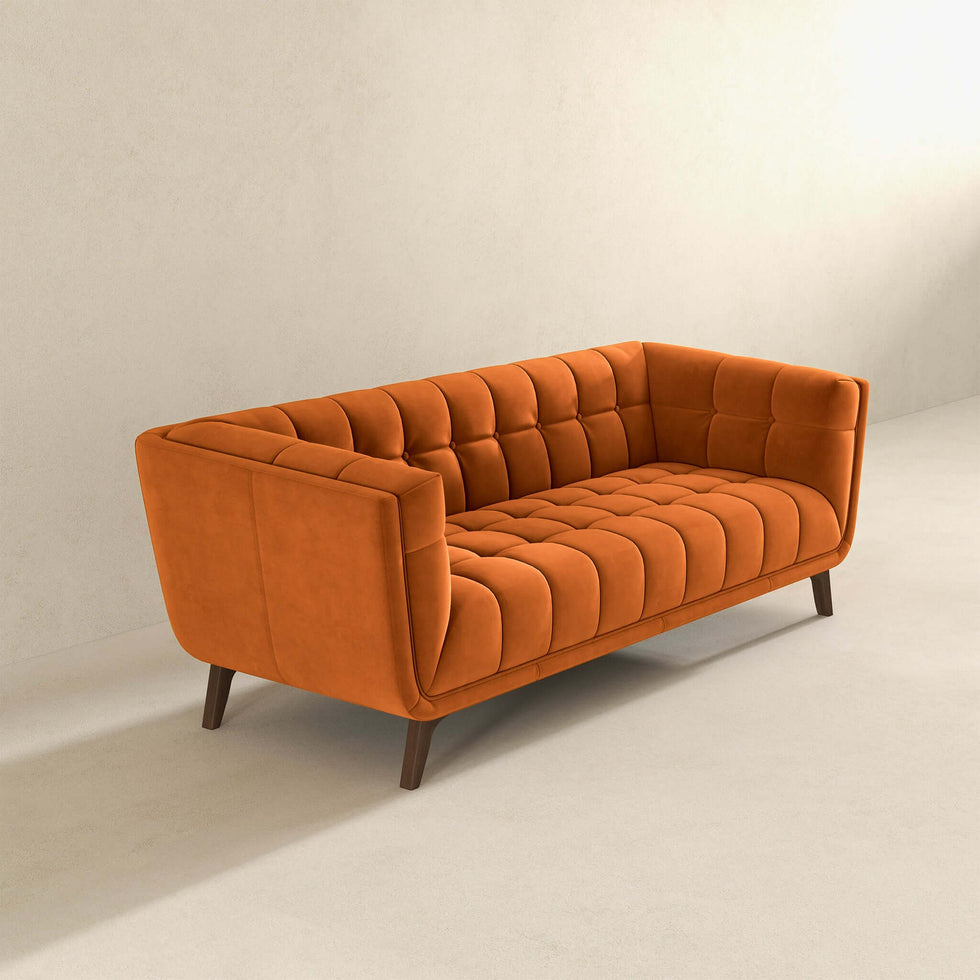 Ashcroft - Addison Large Velvet Sofa