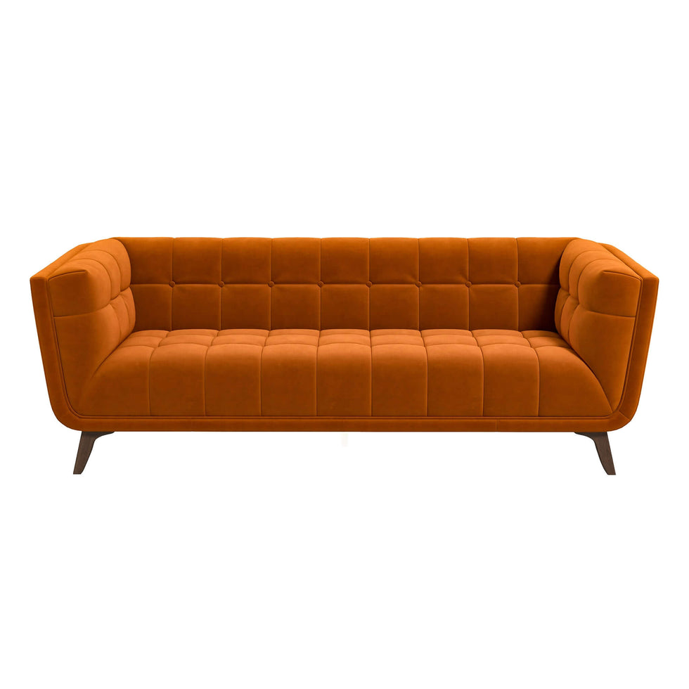 Ashcroft - Addison Large Velvet Sofa
