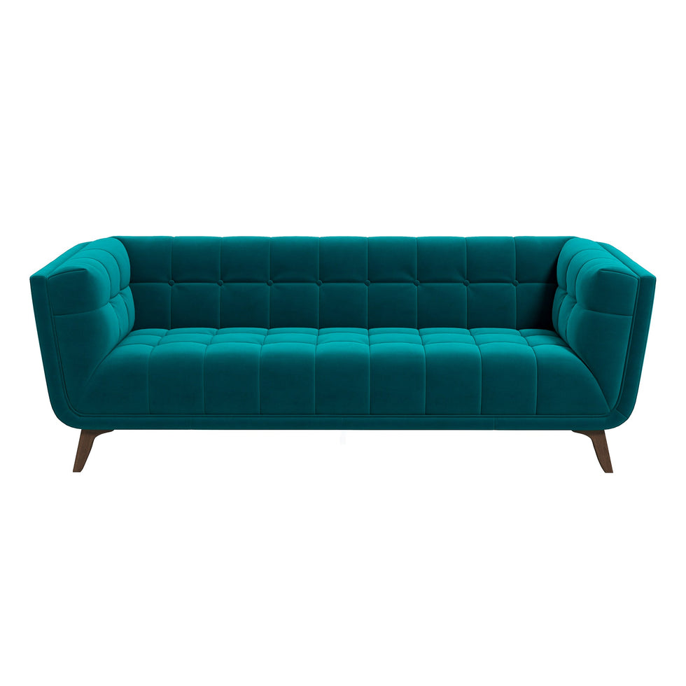 Ashcroft - Addison Large Velvet Sofa