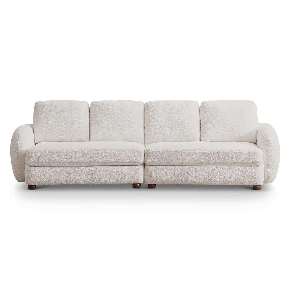 Ashcroft - Paton 114.5" Boucle Fabric Sofa
