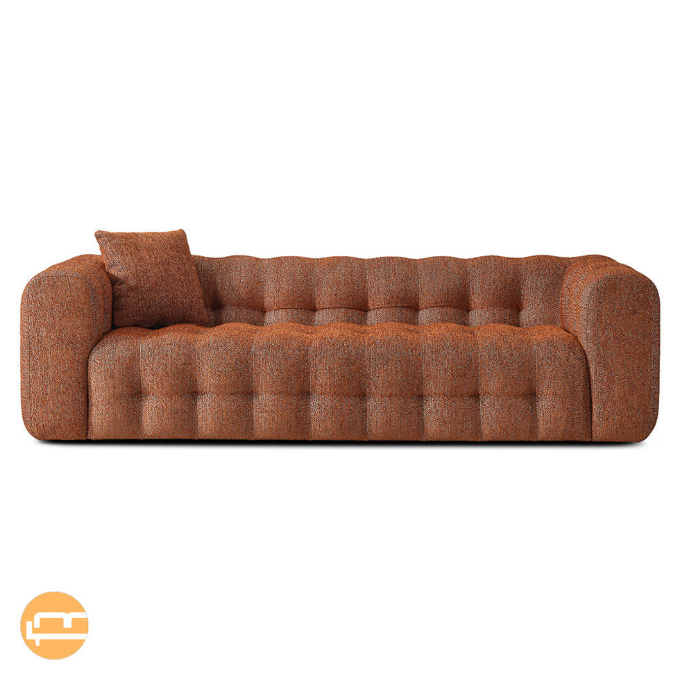 Ashcroft - Eden Modern Tufted Chesterfield Boucle Fabric Sofa