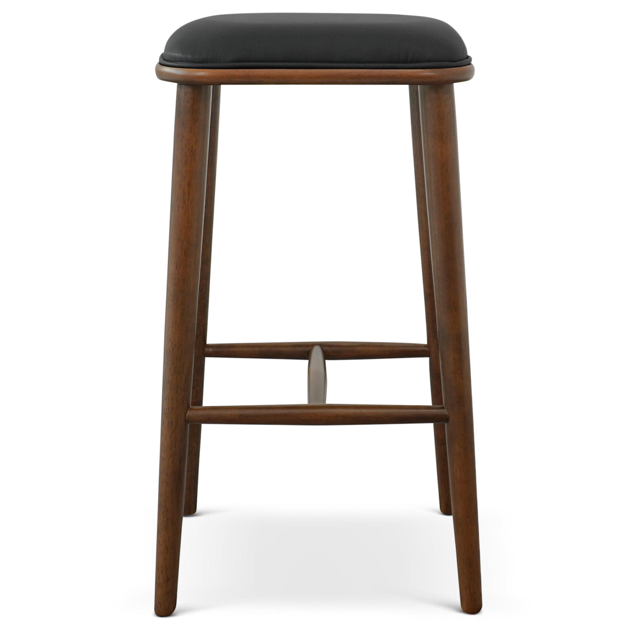 Ashcroft - Jason PU Leather Bar Stool