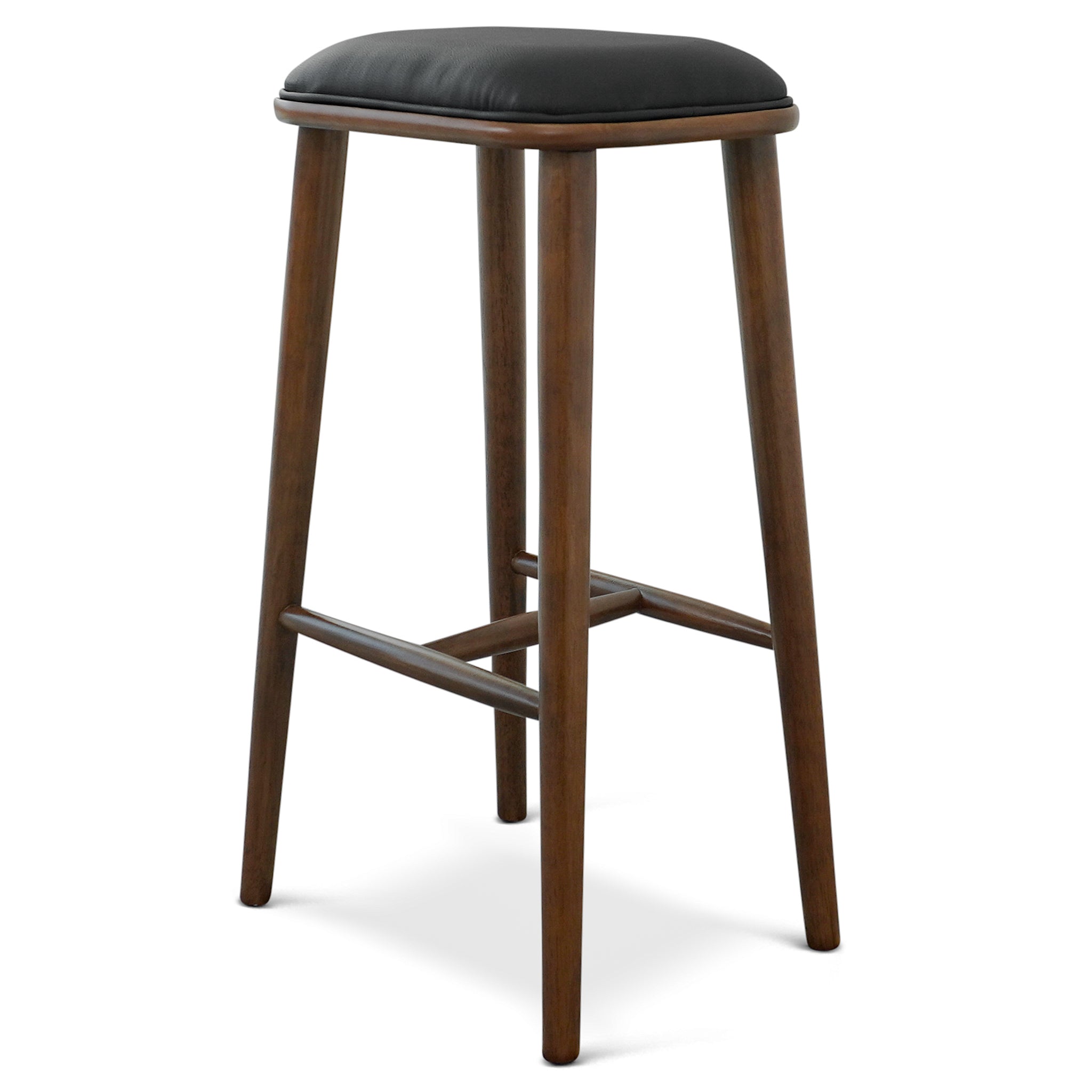 Ashcroft - Jason PU Leather Bar Stool