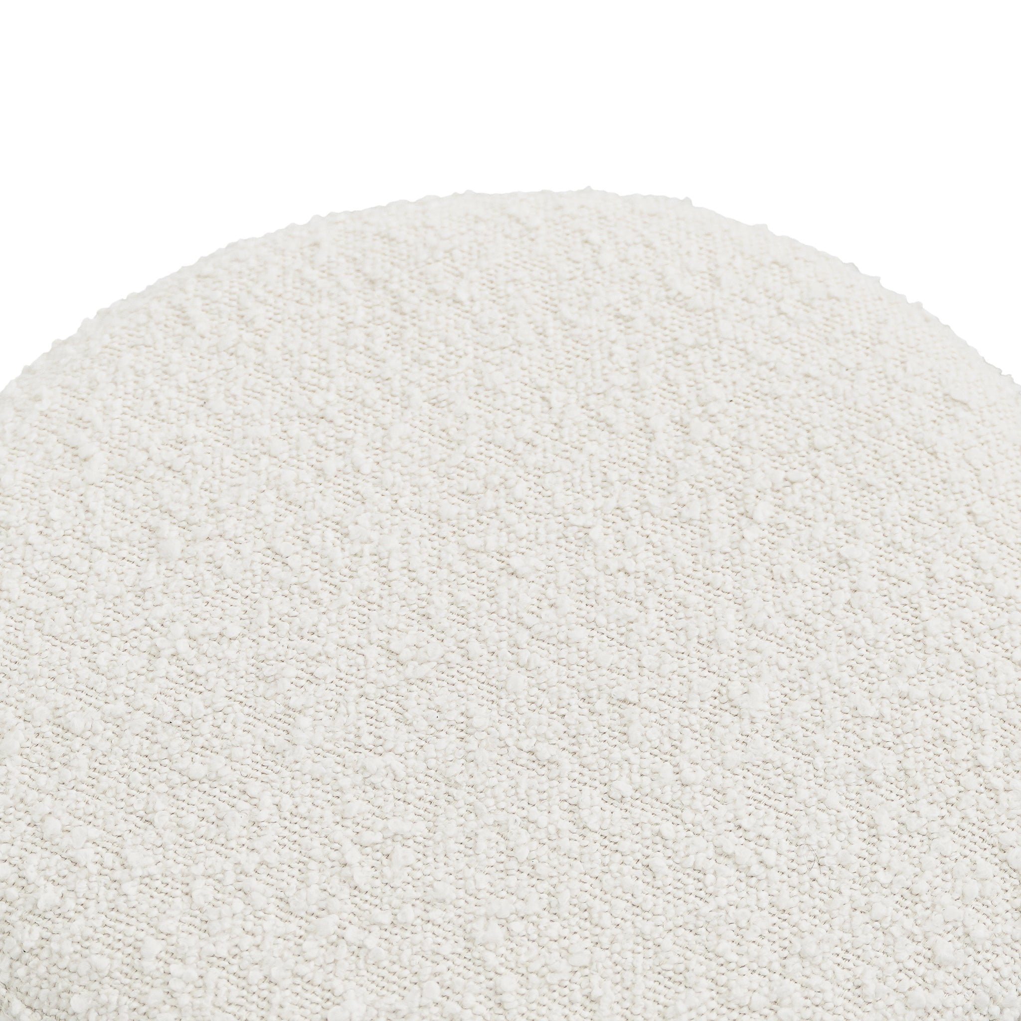 Ashcroft - Wesley Ivory Boucle Stool