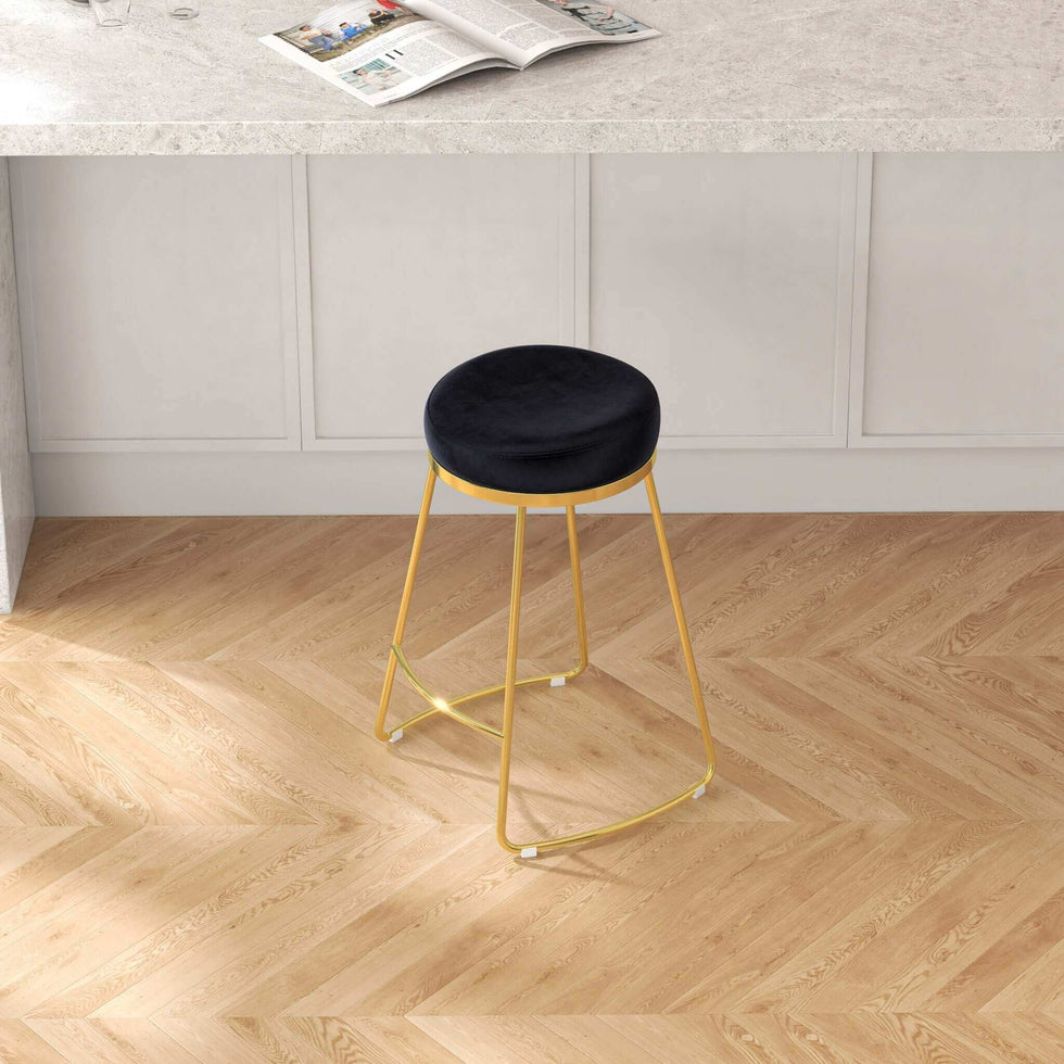 Ashcroft - Jane 26" Luxury Upholstered Stool