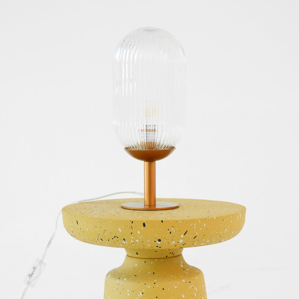 Ashcroft - Clario Bronze Clear Glass Table Lamp