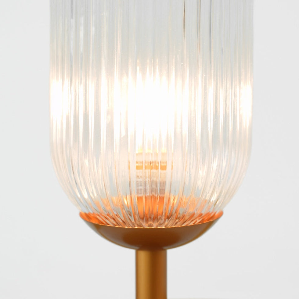 Ashcroft - Clario Bronze Clear Glass Table Lamp