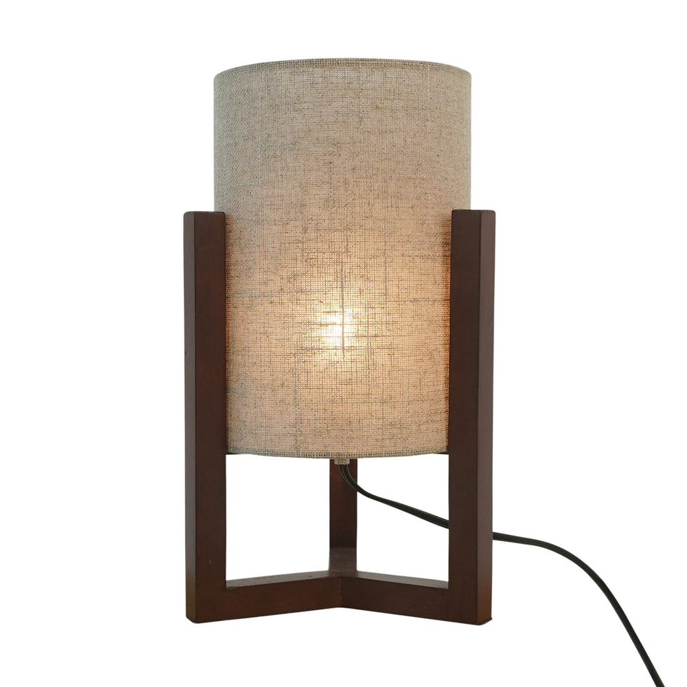 Ashcroft - Sylva Glass Table Lamp With Gray Shade