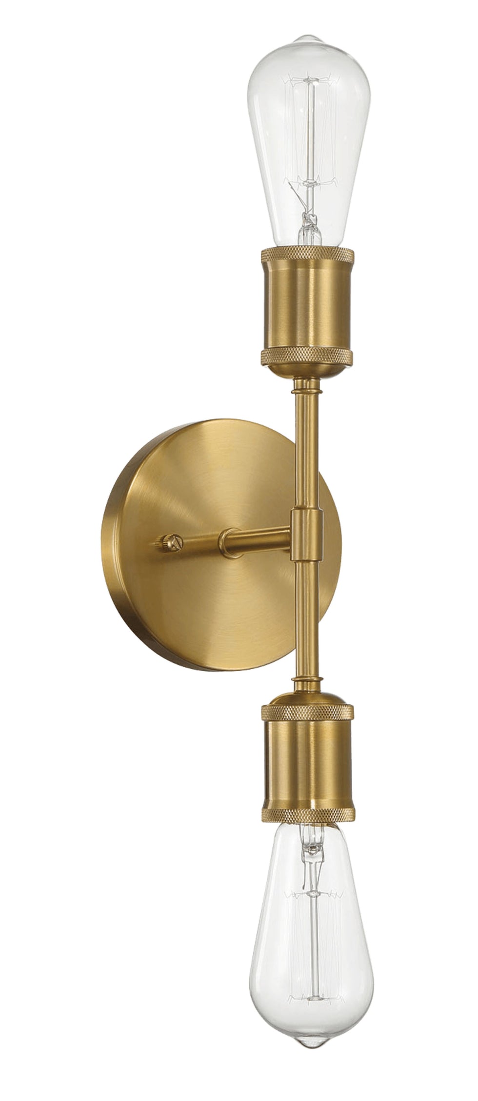 Ashcroft - Reverie Double Lights Bathroom Wall Sconce over Mirror Bedroom Hallway Entryway 5"W × 10.75"H × 5"E
