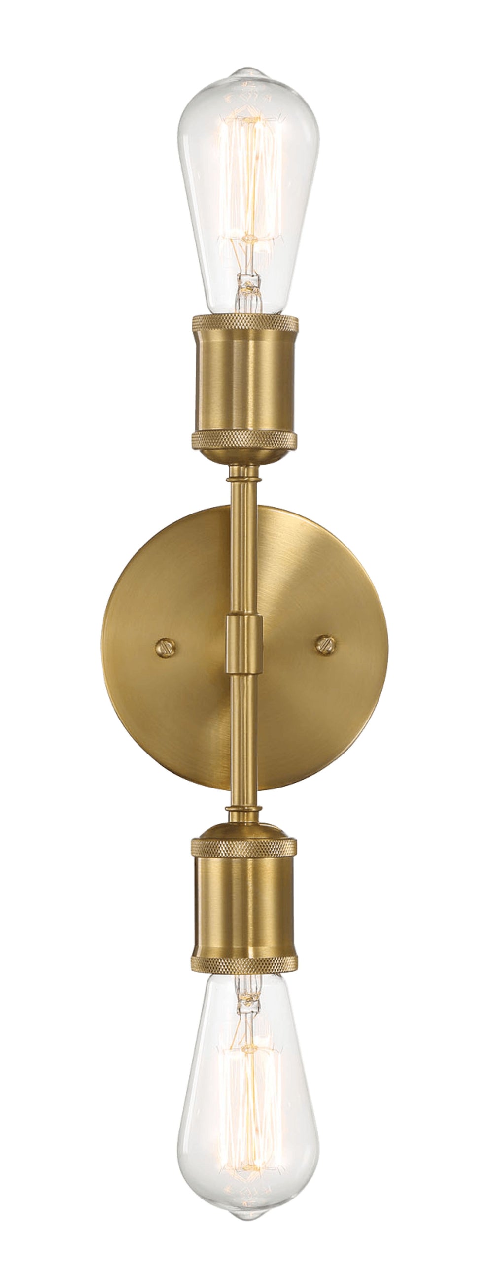 Ashcroft - Reverie Double Lights Bathroom Wall Sconce over Mirror Bedroom Hallway Entryway 5"W × 10.75"H × 5"E