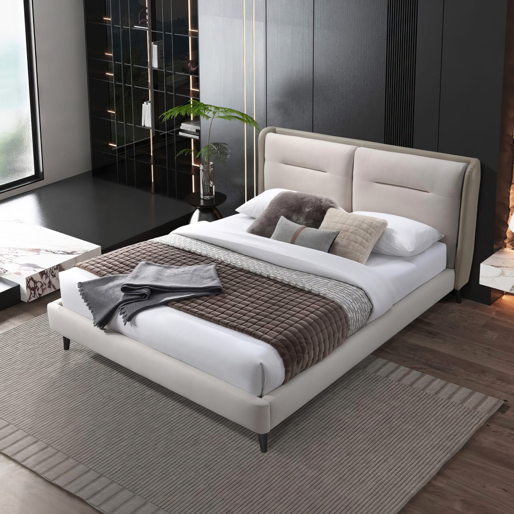 Contempo - Serena Upholstered Bed