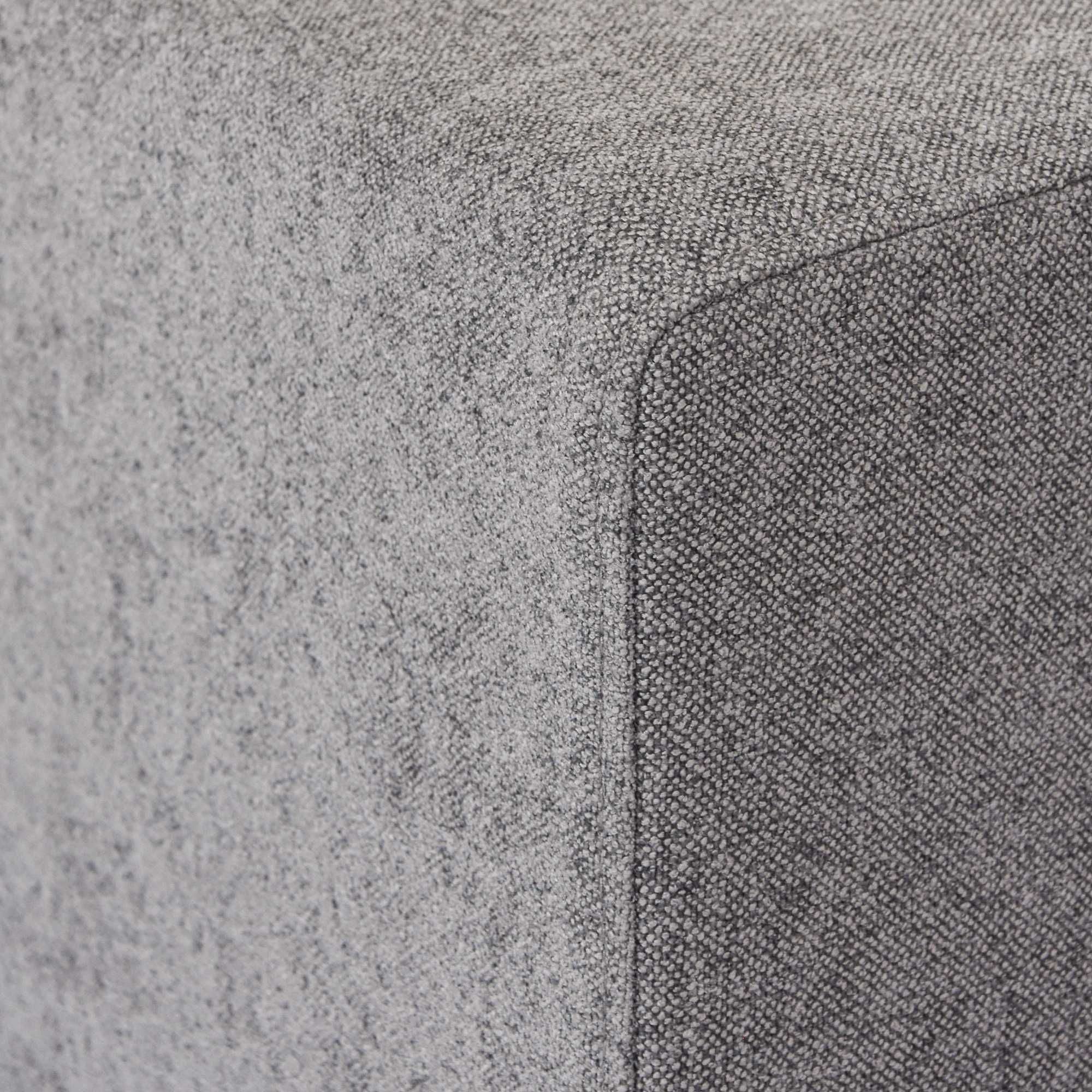 Crenus - Cloud 120.45" Sectional Sofa-L Shaped with Ottoman Removable Sofa Cover