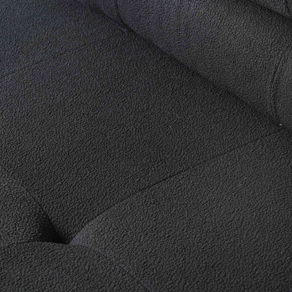 Crenus - Biscotto 73.23" Velvet Two Seater Sectional