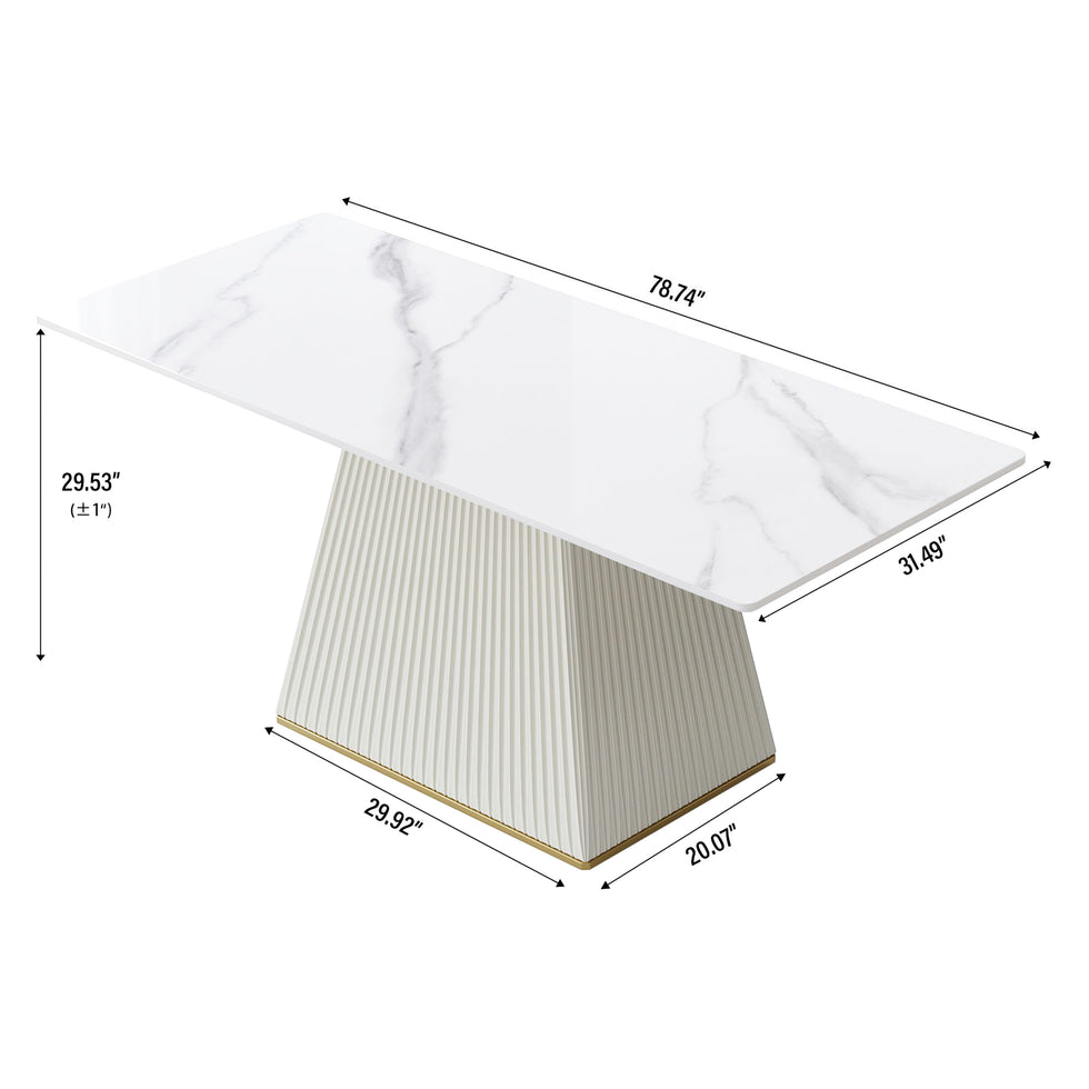 Crenus - Luna Rectangular Dining Table