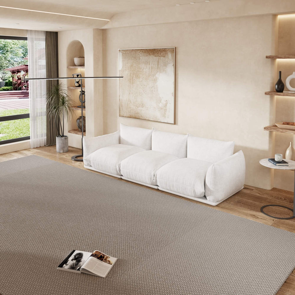 Crenus - Sereno 103.93" 3-Seater Sofa Chenille Floor Sectional Couch