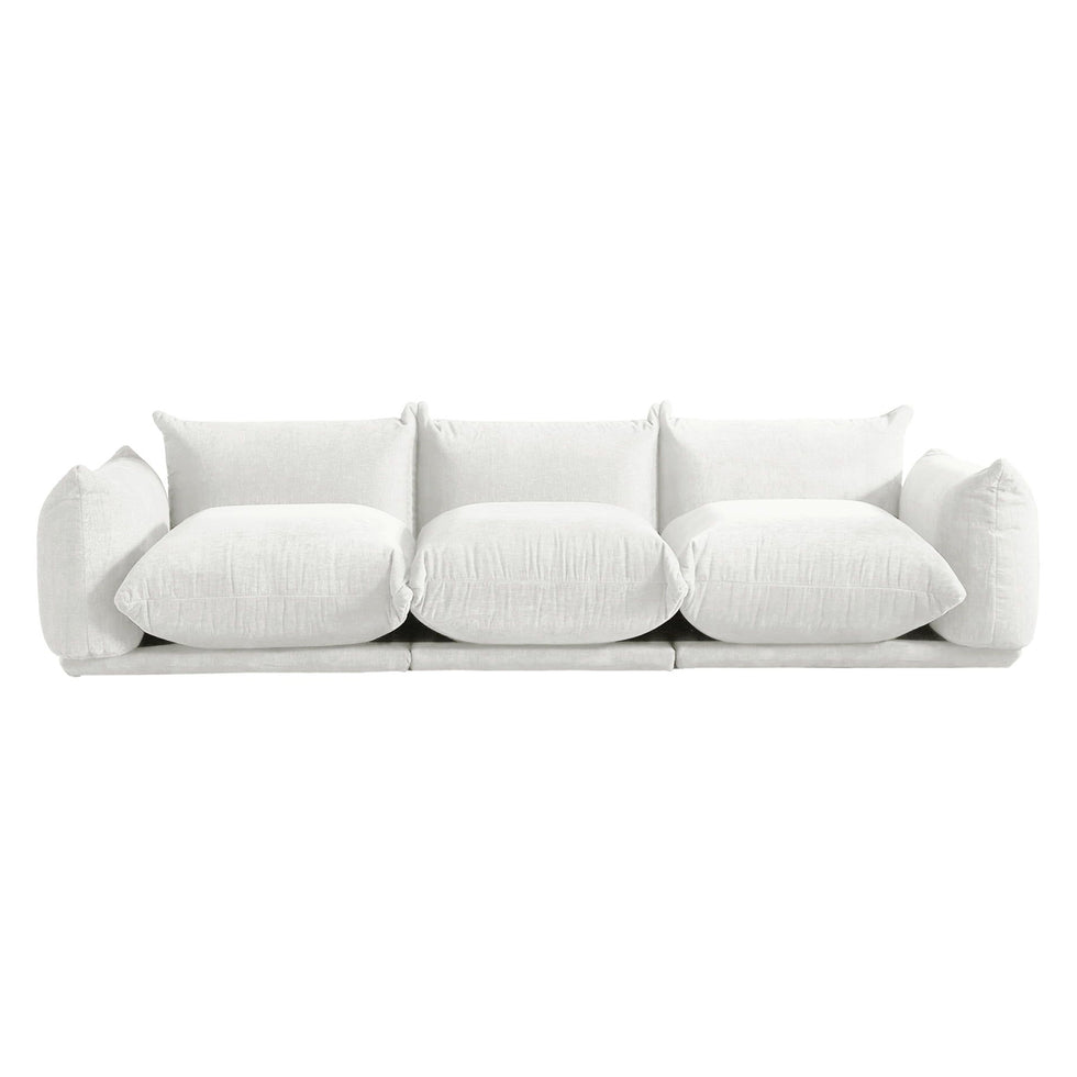 Crenus - Sereno 103.93" 3-Seater Sofa Chenille Floor Sectional Couch