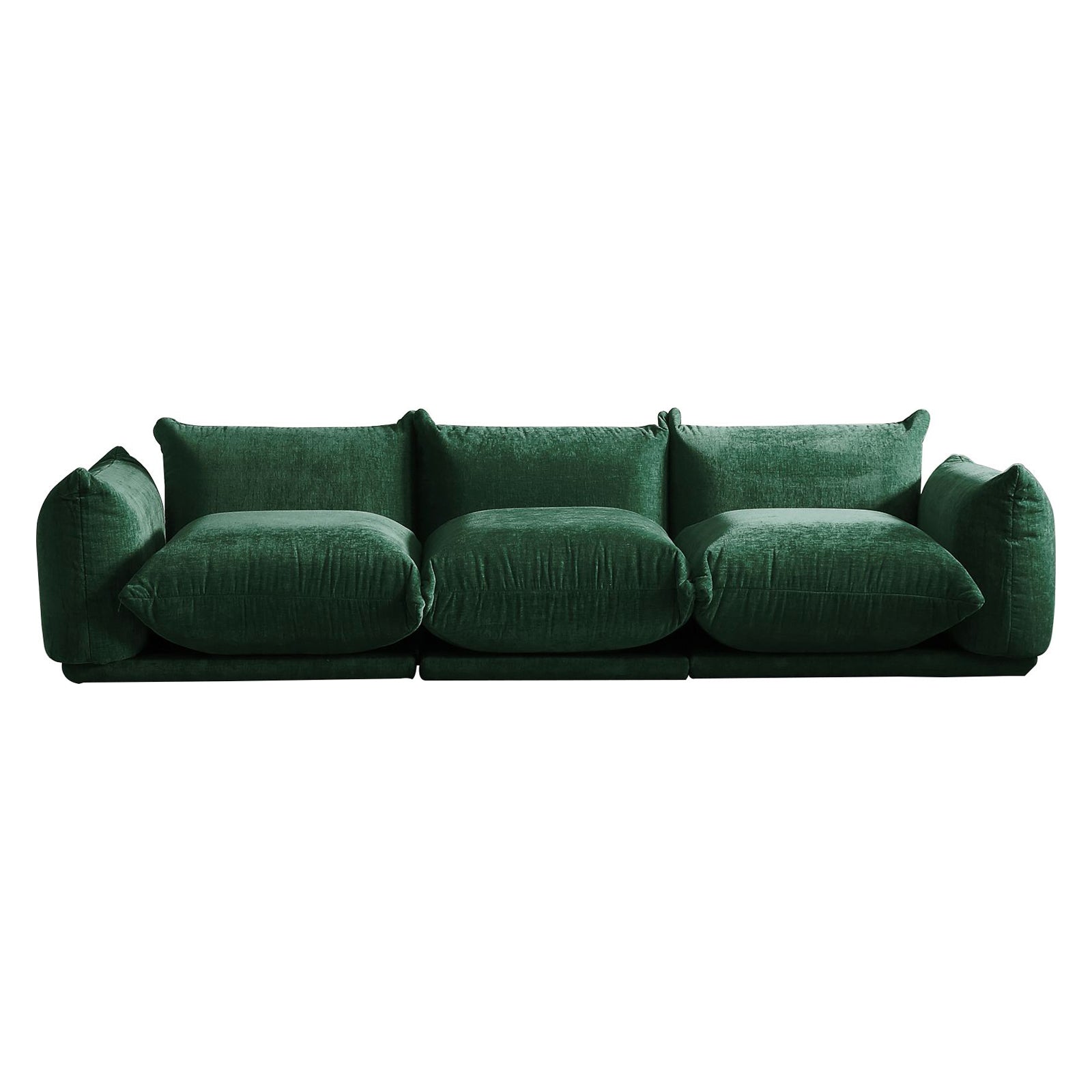 Crenus - Sereno 103.93" 3-Seater Sofa Chenille Floor Sectional Couch