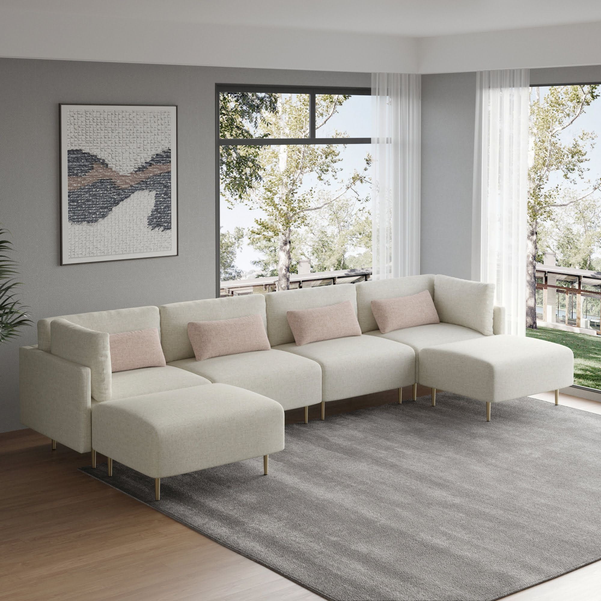 Crenus - Luna Modular Sectional Sofa