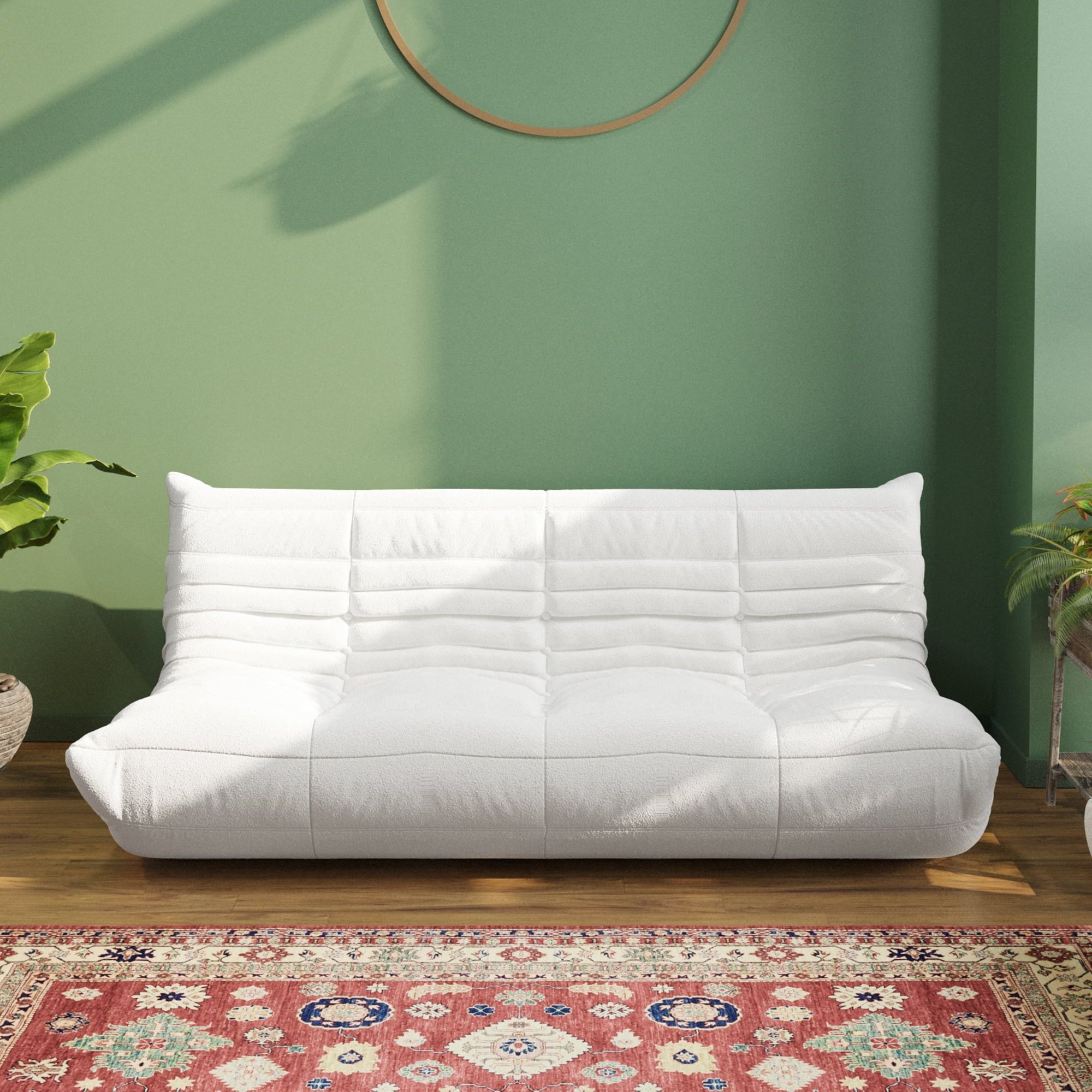 Crenus - Caterpillar 68.9" 3 Seater Floor Sofa