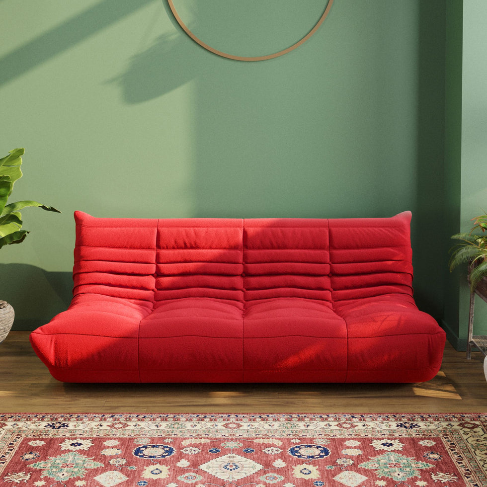 Crenus - Caterpillar 68.9" 3 Seater Floor Sofa