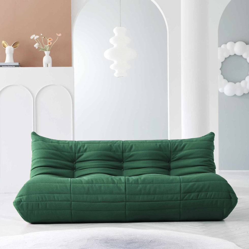 Crenus - Caterpillar 68.9" 3 Seater Floor Sofa