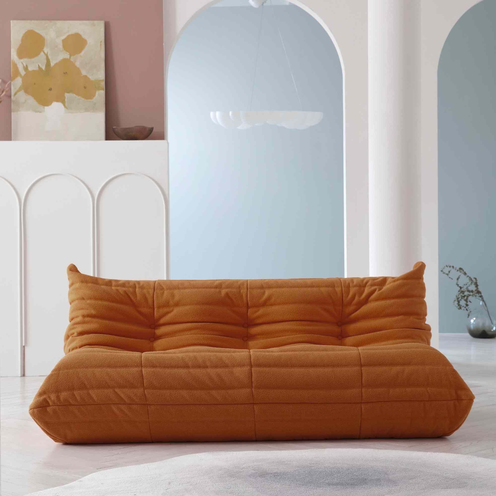 Crenus - Caterpillar 68.9" 3 Seater Floor Sofa