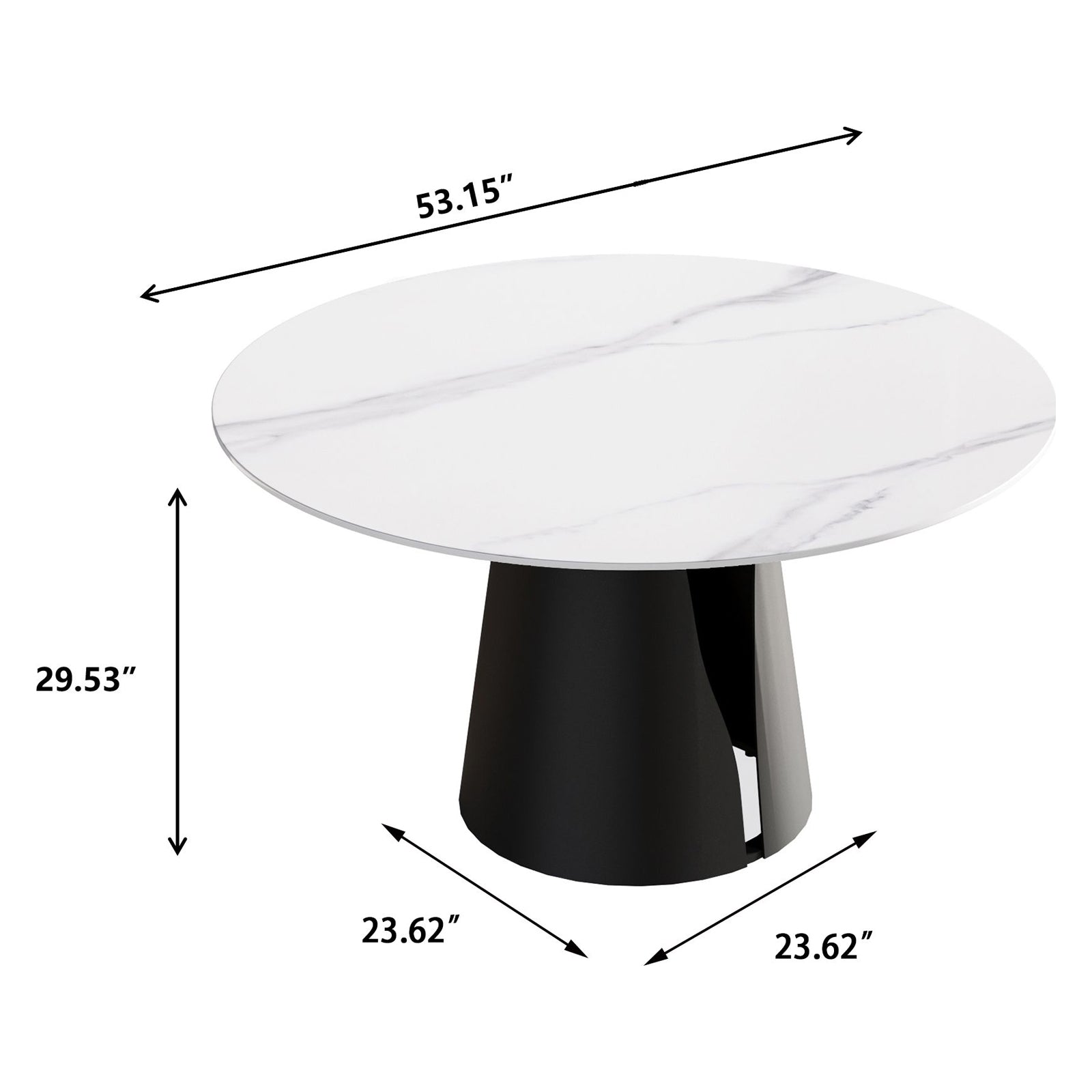 Crenus - Cigno Round Dining Table