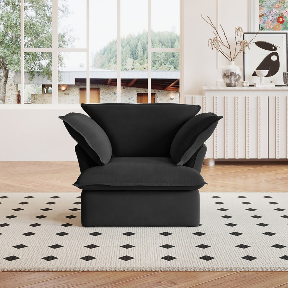 Crenus - Softspot 43.3" Single Seat Sofa Cover