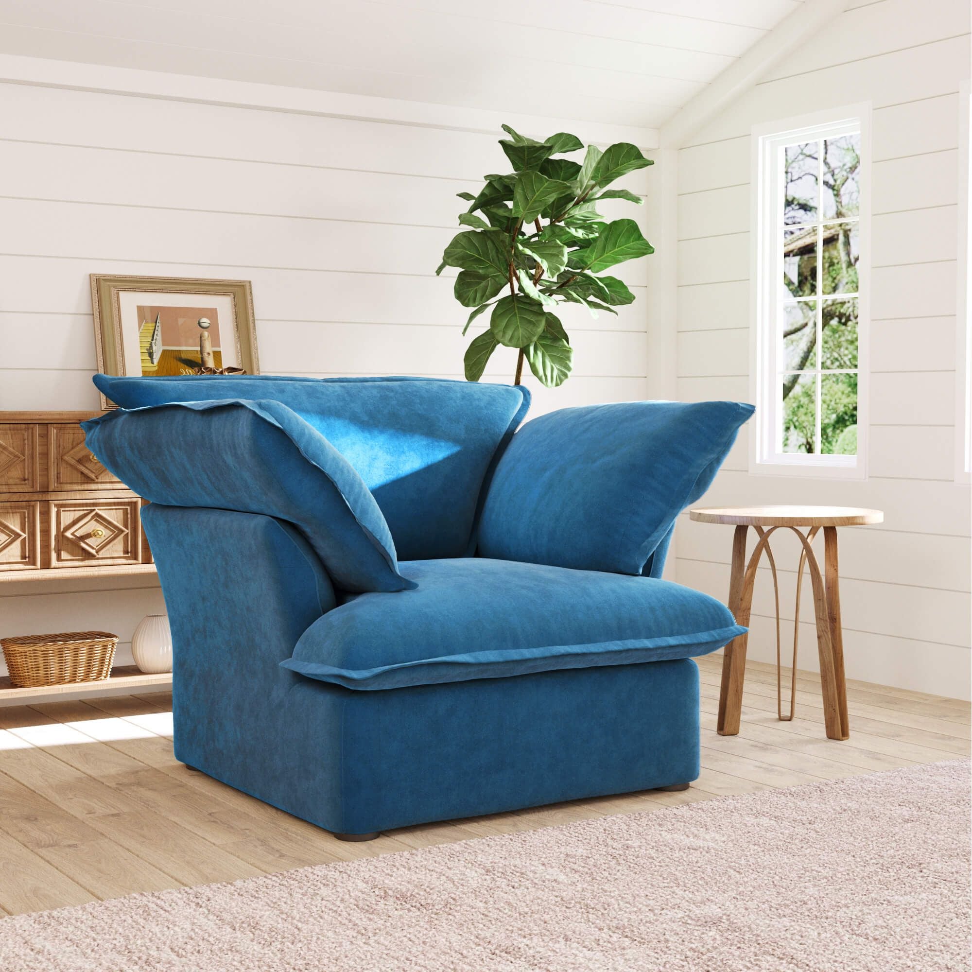 Crenus - Softspot 43.3" Single Seat Sofa Cover