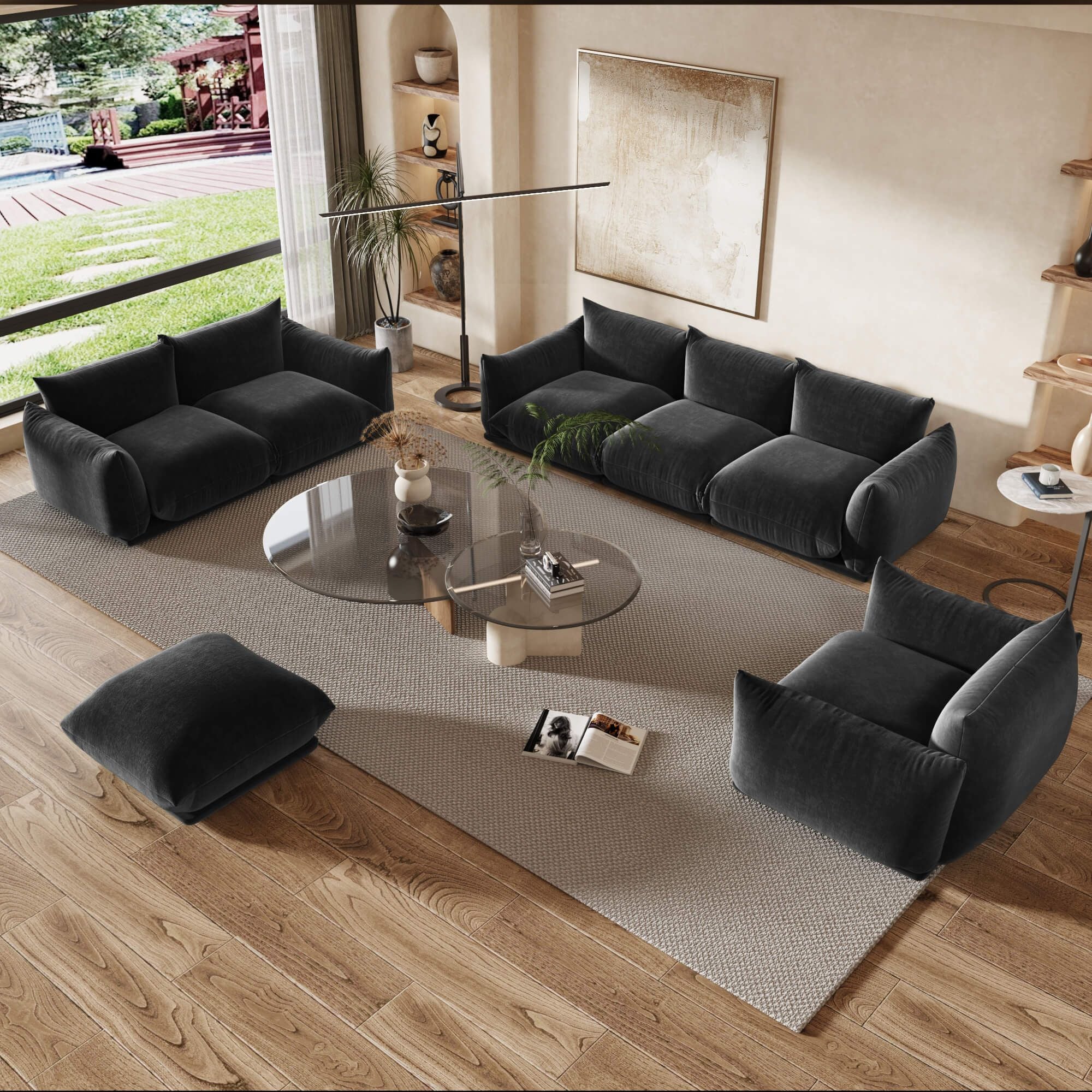 Crenus - Sereno Ottoman for Sectional Sofa