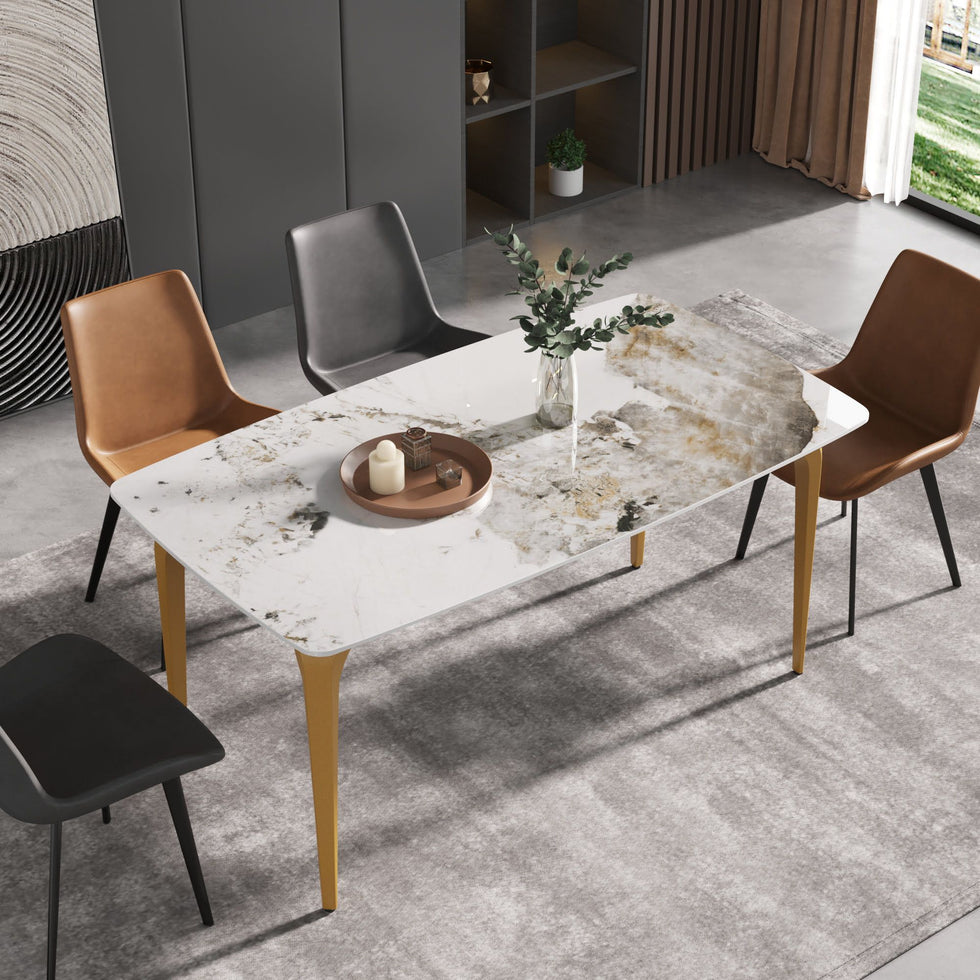 Crenus - Sicilia Curved Rectangular Dining Table