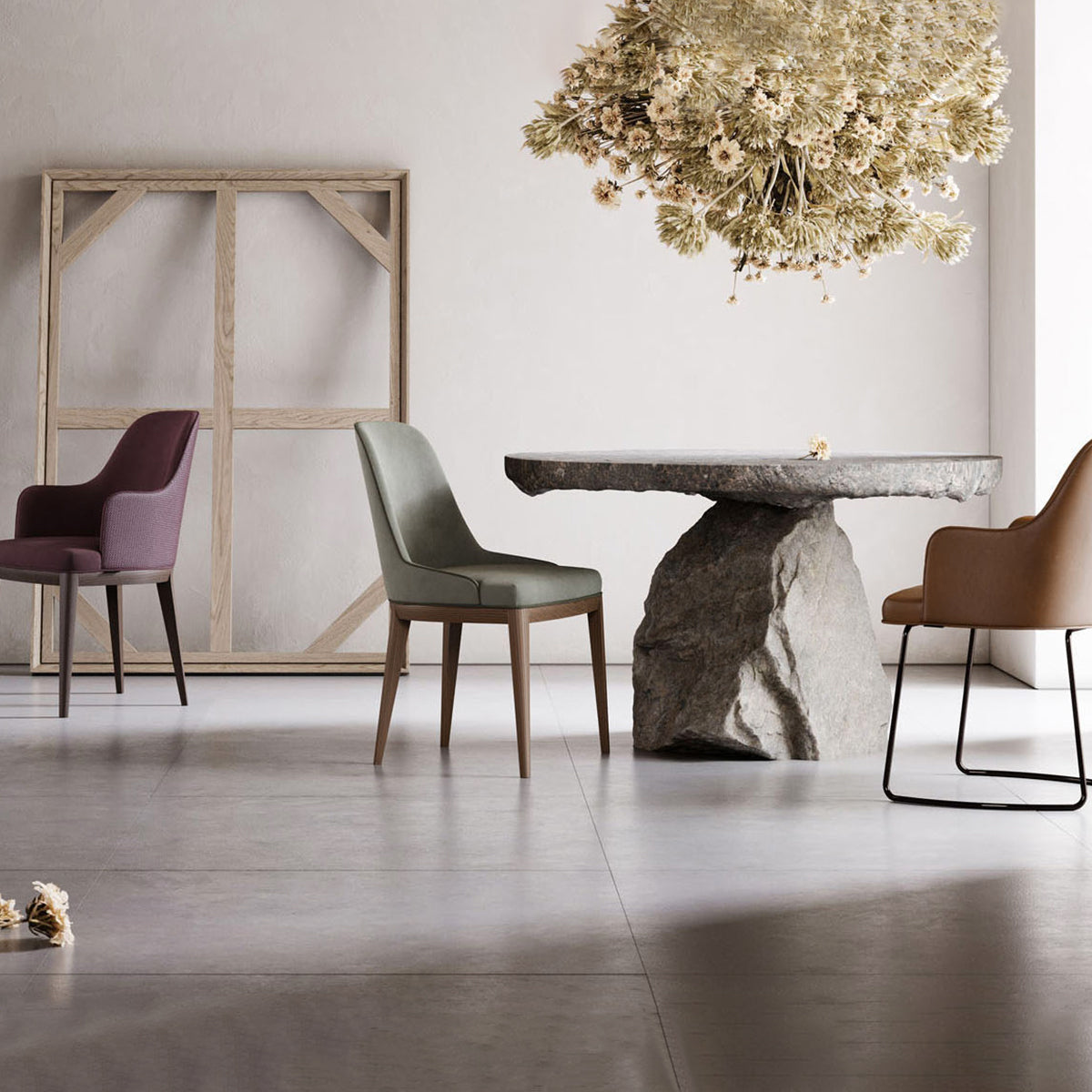 Domkapa - Anna Chair Wooden Baseboard