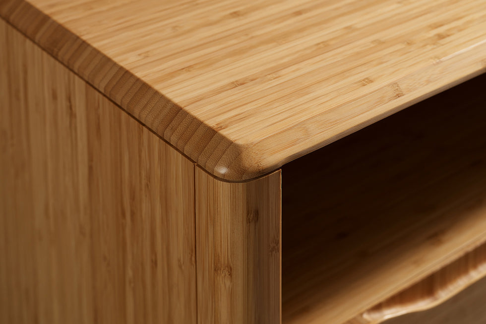 Greenington - Currant Media Unit in Caramelized, Bamboo