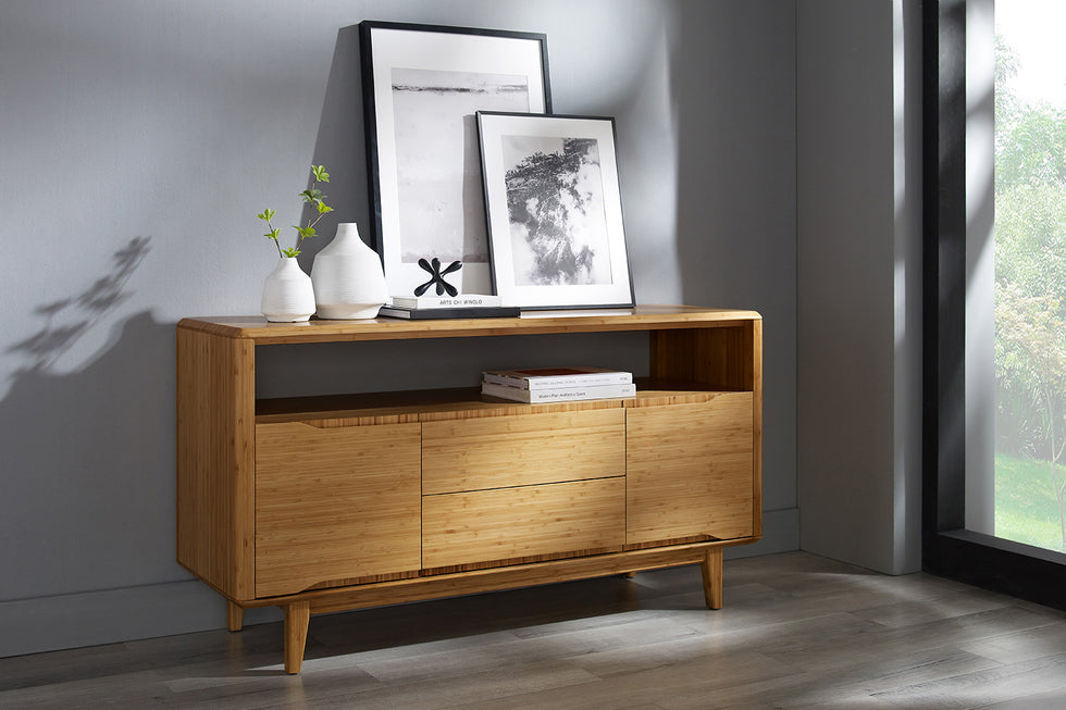 Greenington - Currant Media Unit in Caramelized, Bamboo