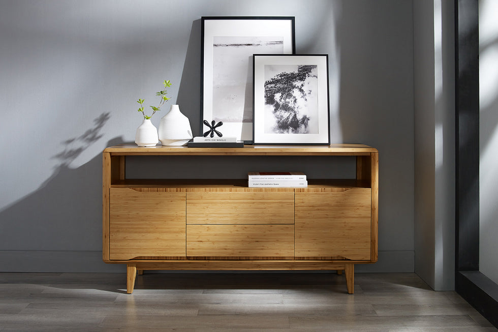 Greenington - Currant Media Unit in Caramelized, Bamboo