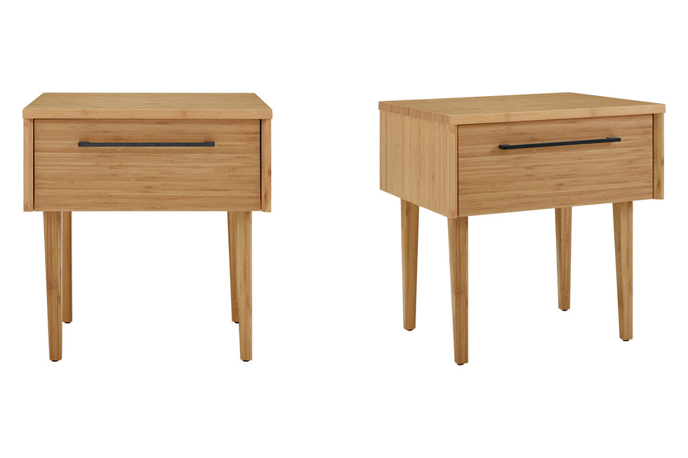 Greenington - Sienna Nightstand in Caramelized, Bamboo