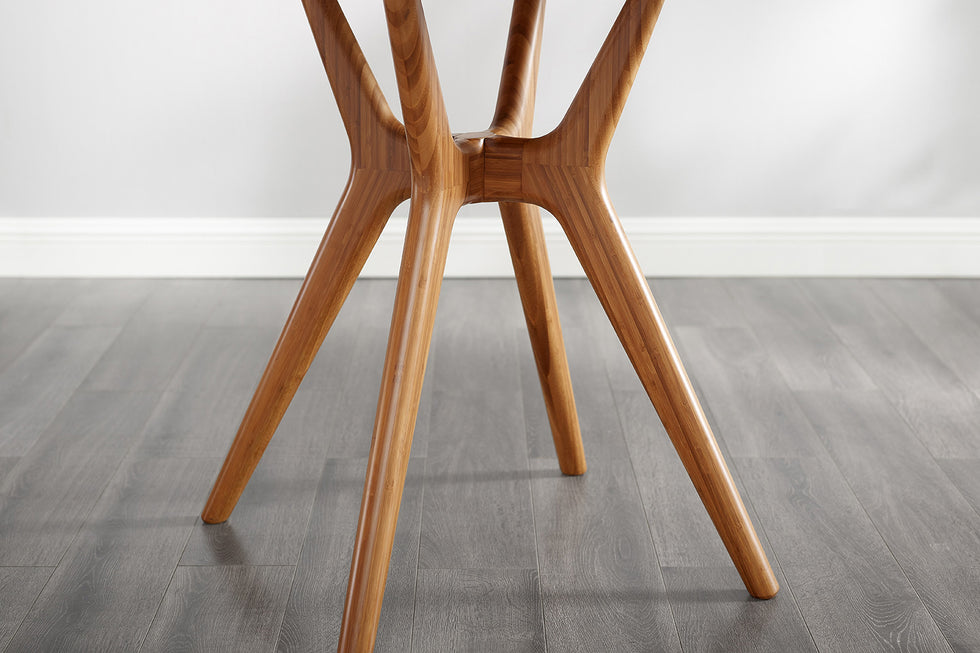 Greenington Sitka 36" Round Dining Table - Amber, Bamboo