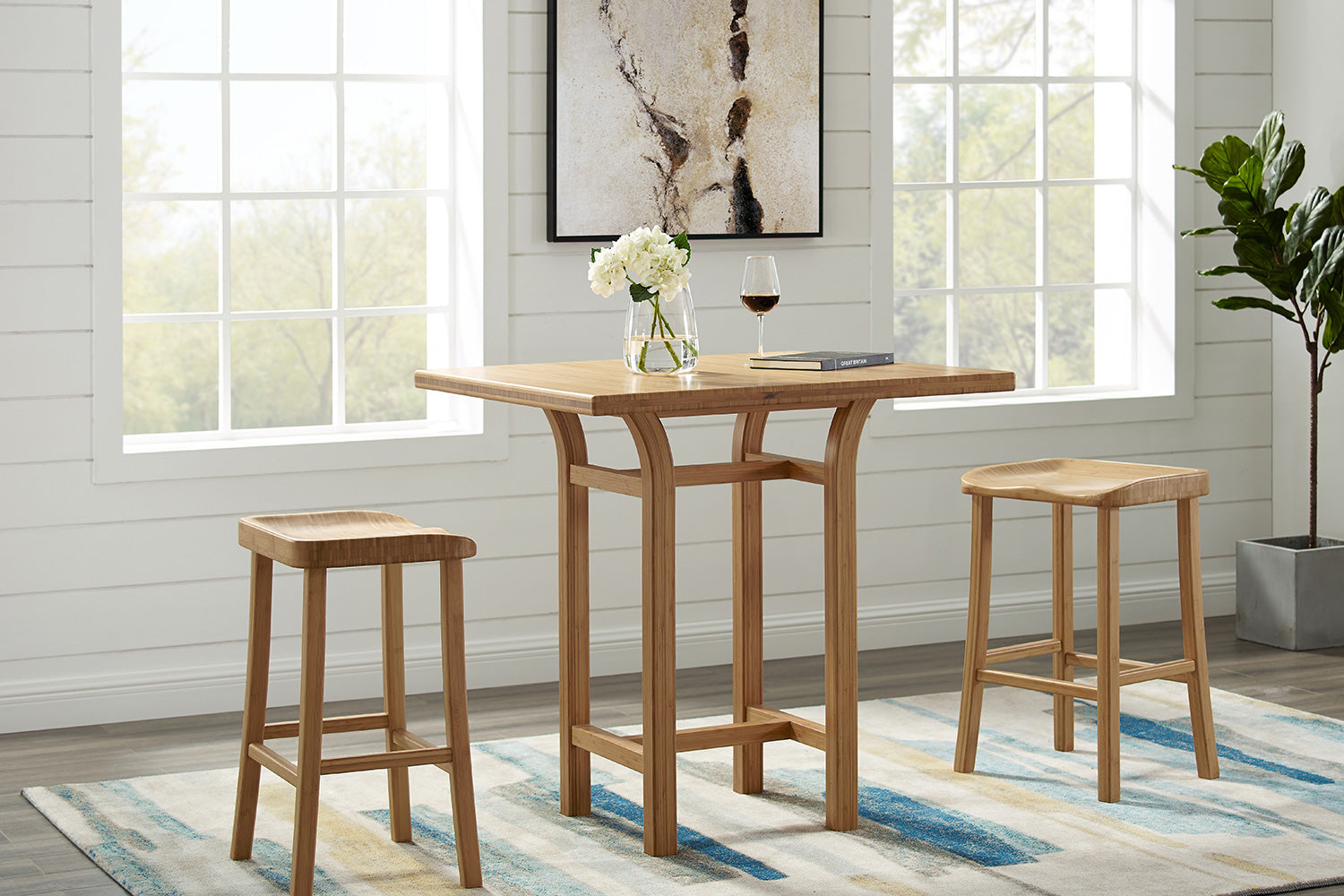 Greenington - Tulip Bar Height Stool Set of 2