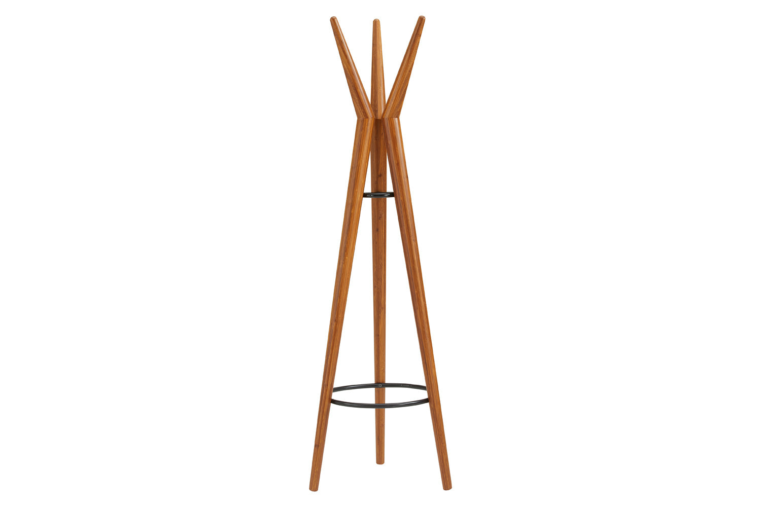 Greenington - Spire Coat Tree in Amber, Solid Moso Bamboo