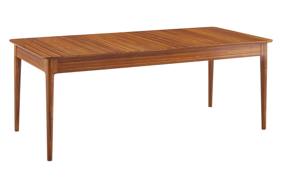 Greenington - Erikka 110" Double-Leaves Extension Dining Table in Amber, Bamboo